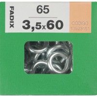 Camarão Fechado 3,5x60mm L 65un Camarão Fechado 3,5x60mm L 65un