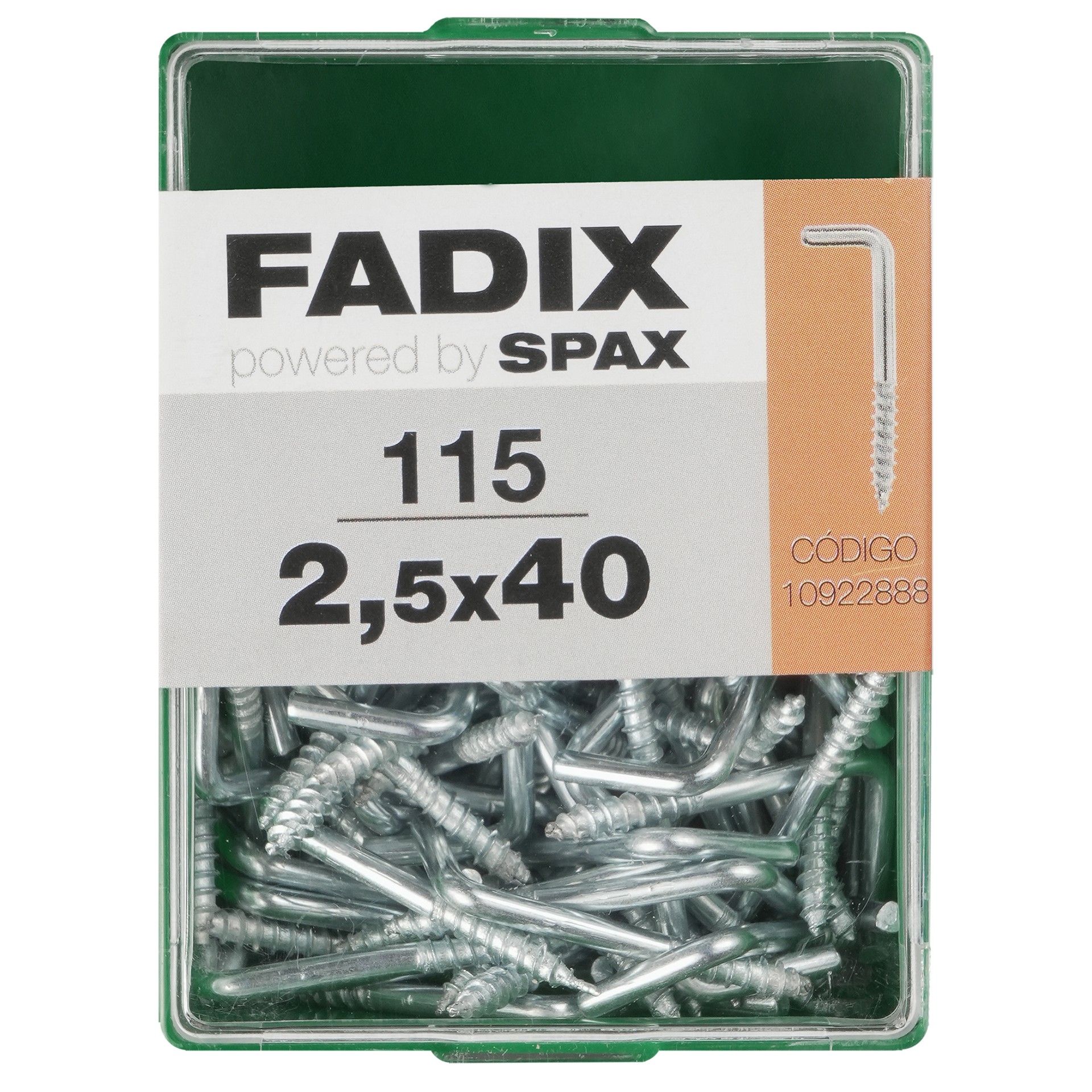 Escápula 2,5x40mm L 115un