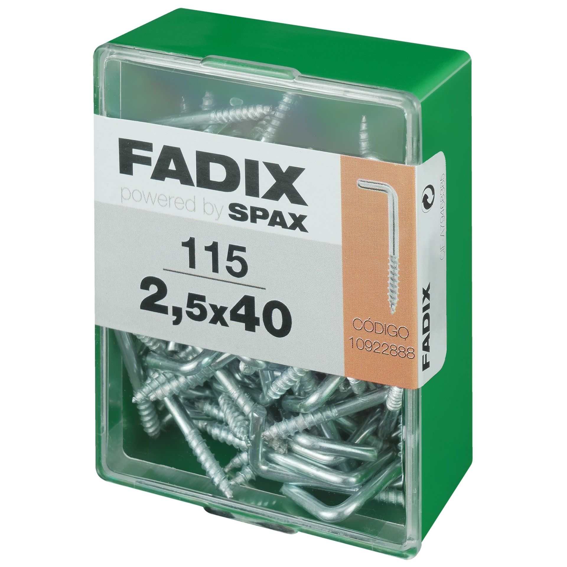 Escápula 2,5x40mm L 115un