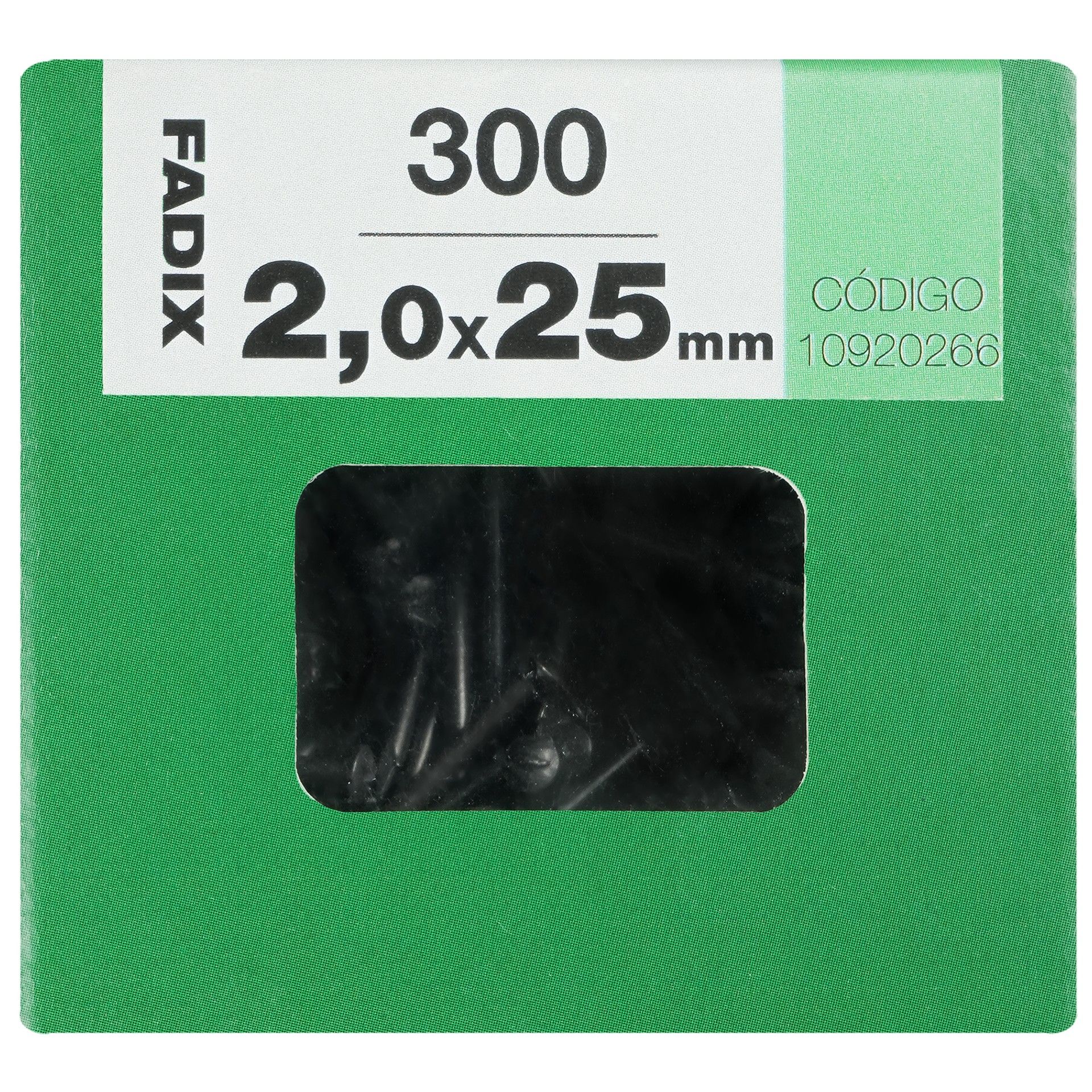 Prego Aço 2,0x25mm L 300un