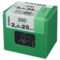 Prego Aço 2,0x25mm L 300un Prego Aço 2,0x25mm L 300un