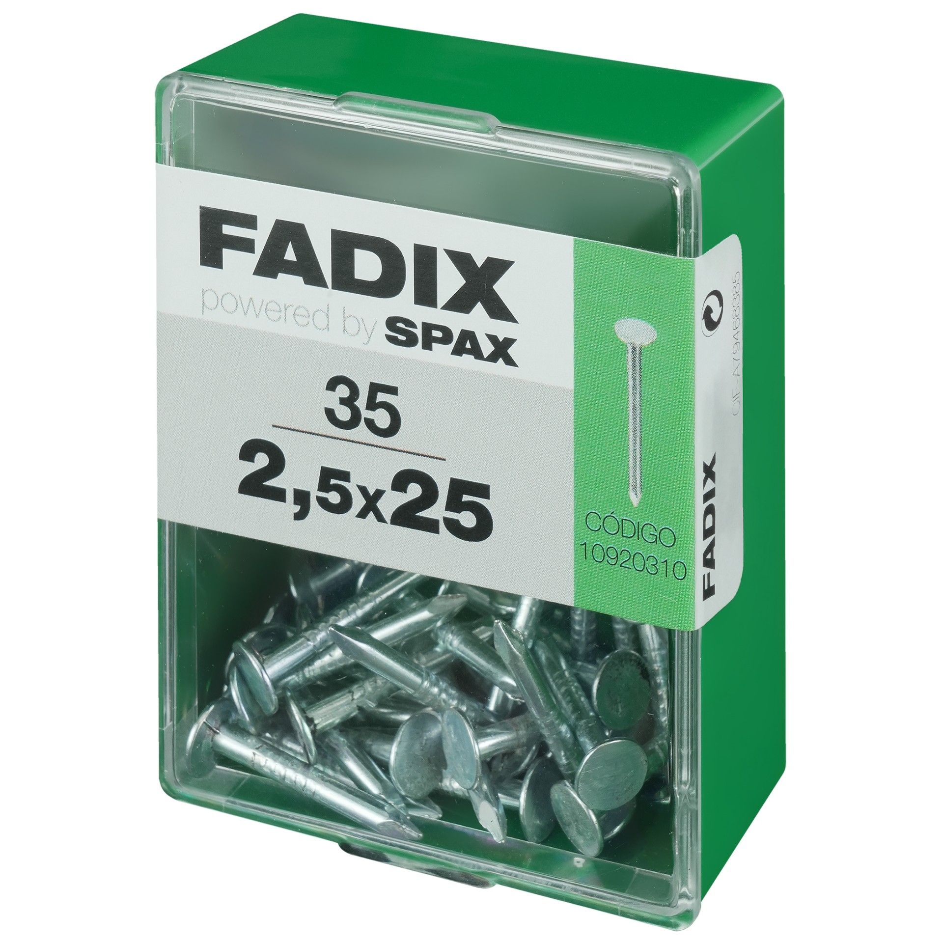 Prego Cabeça Plana 2,5x25mm M 35un