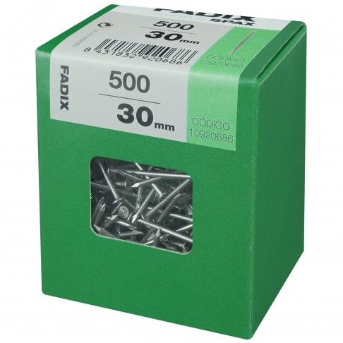 Prego Cabeça Plana 30mm L 500un Prego Cabeça Plana 30mm L 500un