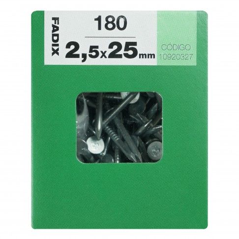 Prego Cabeça Plana 2,5x25mm L 180un Prego Cabeça Plana 2,5x25mm L 180un