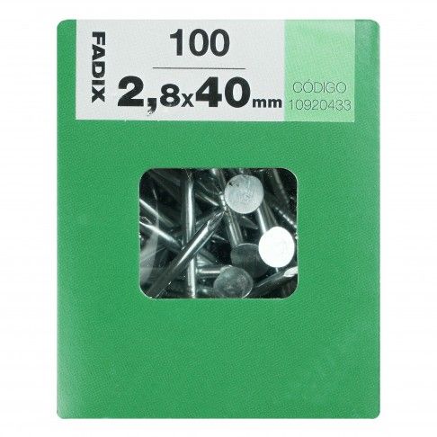 Prego Cabeça Plana 2,8x40mm L 250un Prego Cabeça Plana 2,8x40mm L 250un