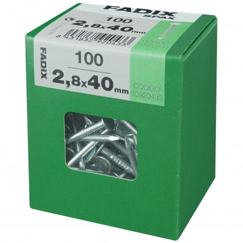 Prego Cabeça Plana 2,8x40mm L 250un Prego Cabeça Plana 2,8x40mm L 250un