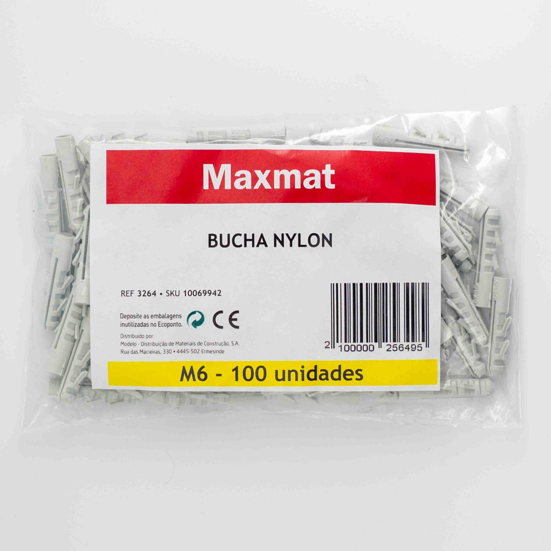 Bucha Maxmat Nylon 6mm Sc100
