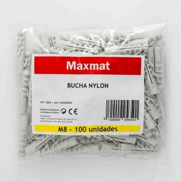 Bucha Maxmat Nylon 8mm Sc.100