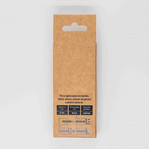 Bucha Nylon Tijolo M6 Bl15 Bucha Nylon Tijolo M6 Bl15