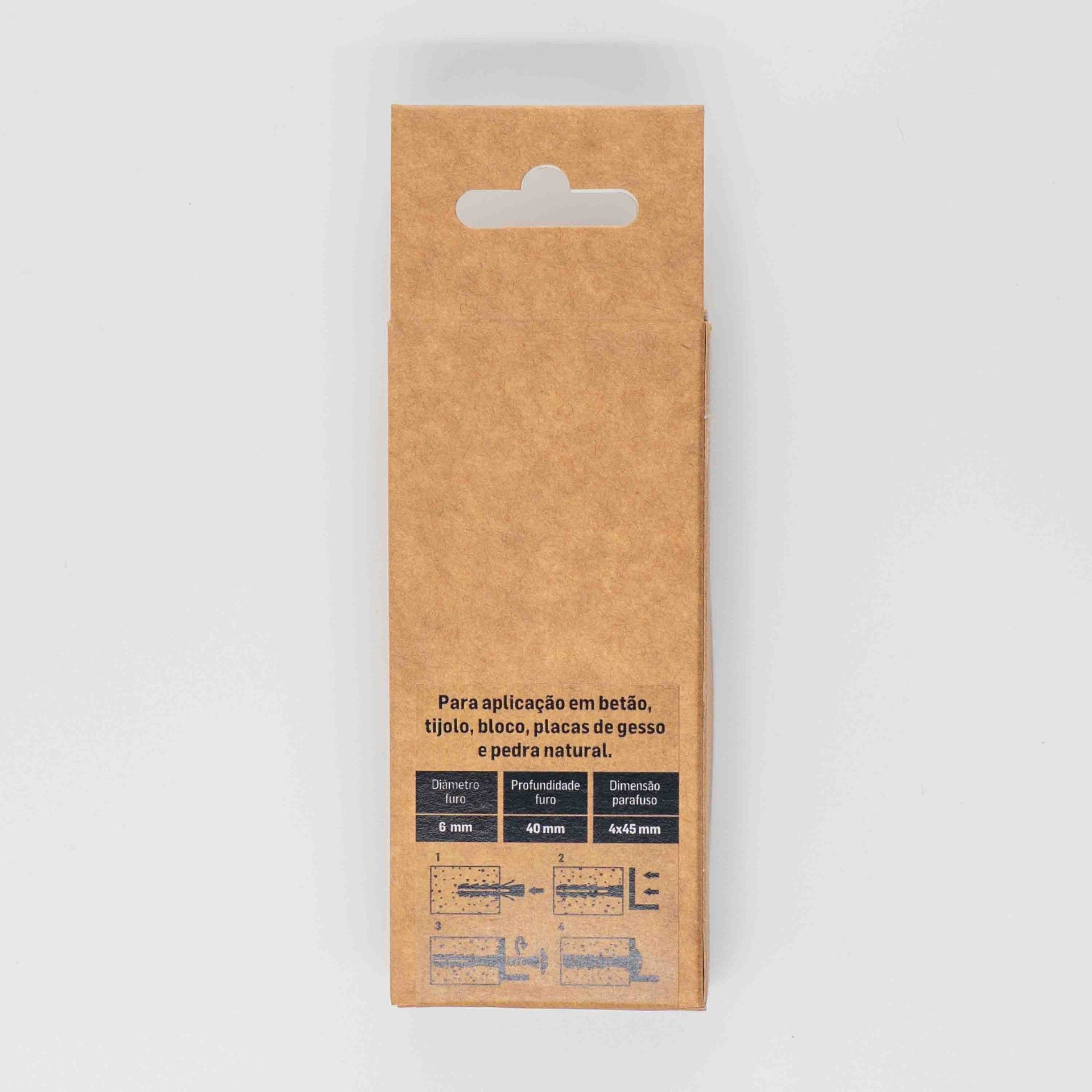 Bucha Nylon Tijolo M6 Bl15