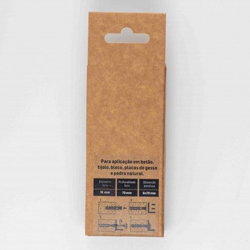 Bucha Nylon Tijolo M10 Bl6 Bucha Nylon Tijolo M10 Bl6