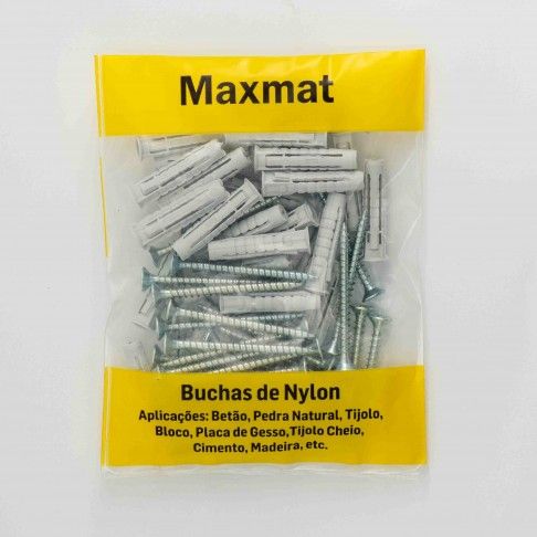 Bucha Nylon Univer T6 Nº6 C/Pf 4x45 Sc30 Bucha Nylon Univer T6 Nº6 C/Pf 4x45 Sc30