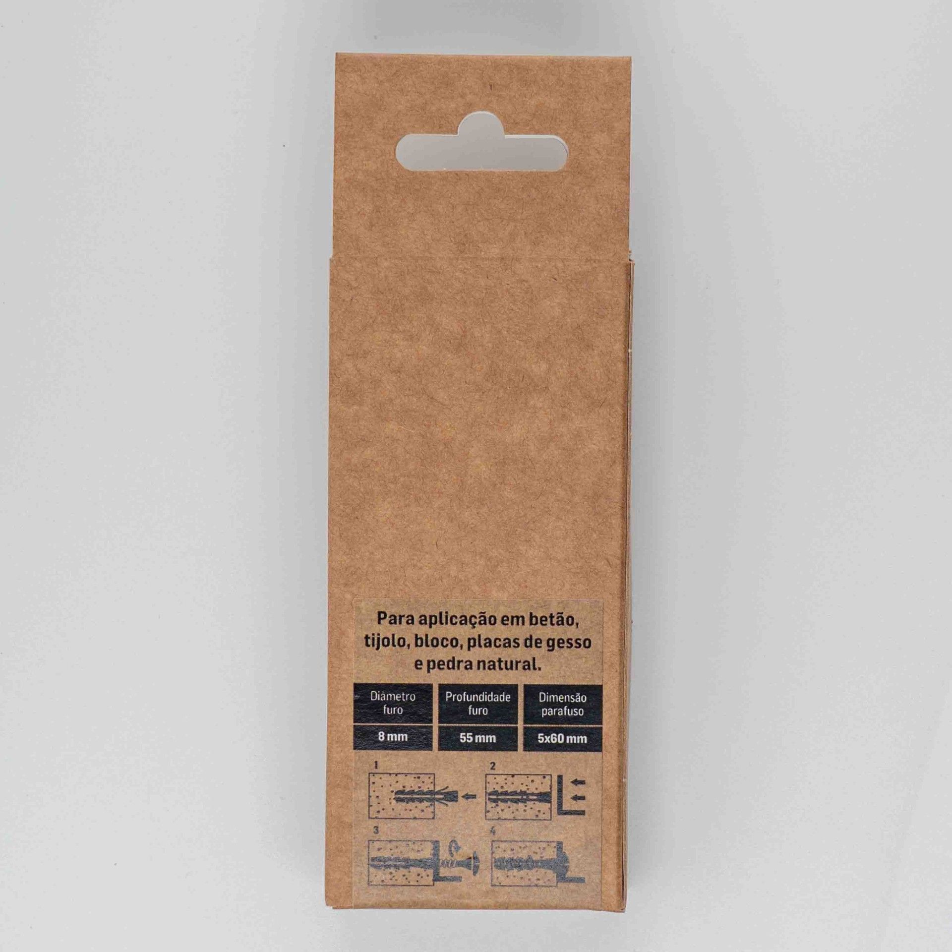 Bucha Nylon Tijolo M8 Bl15