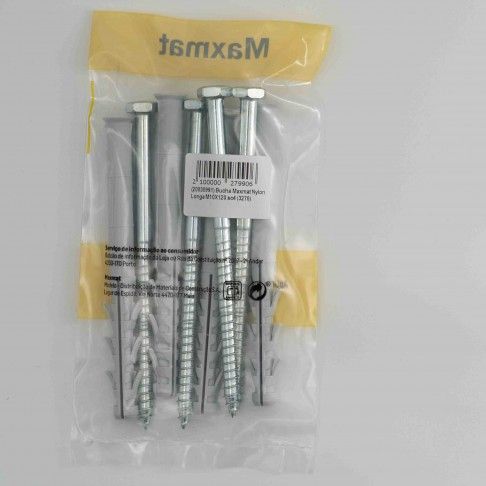 Bucha Nylon Longa M10x120 C/Pf Sc4
