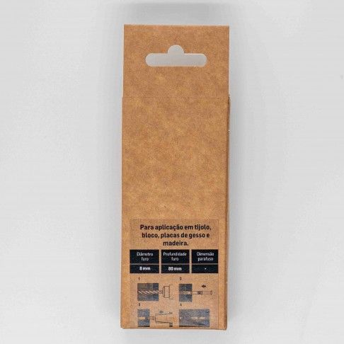 Bucha Nylon Tapit CC M8x80 Bl6 Bucha Nylon Tapit CC M8x80 Bl6