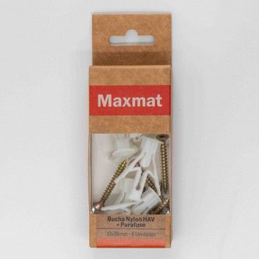 Bucha Nylon HAV M10x38 C/Pf 4,5x40 Bl6