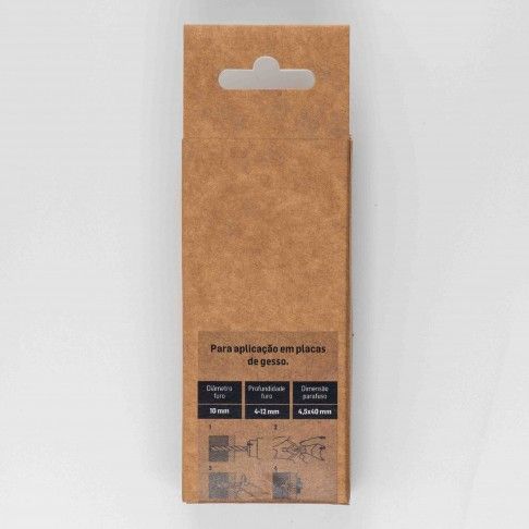 Bucha Nylon HAV M10x38 C/Pf 4,5x40 Bl6 Bucha Nylon HAV M10x38 C/Pf 4,5x40 Bl6