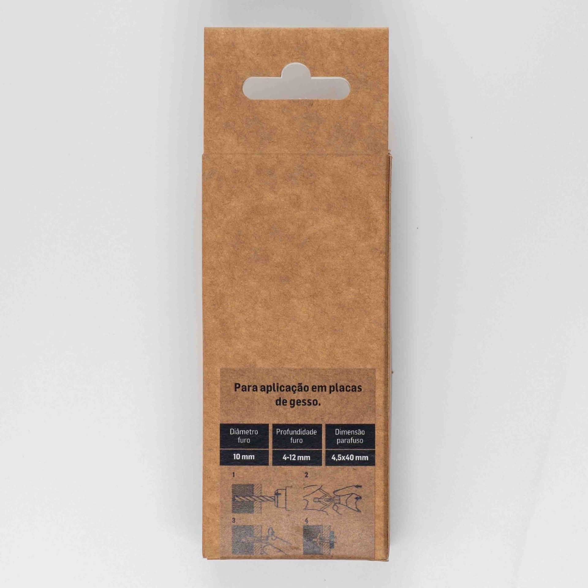 Bucha Nylon HAV M10x38 C/Pf 4,5x40 Bl6