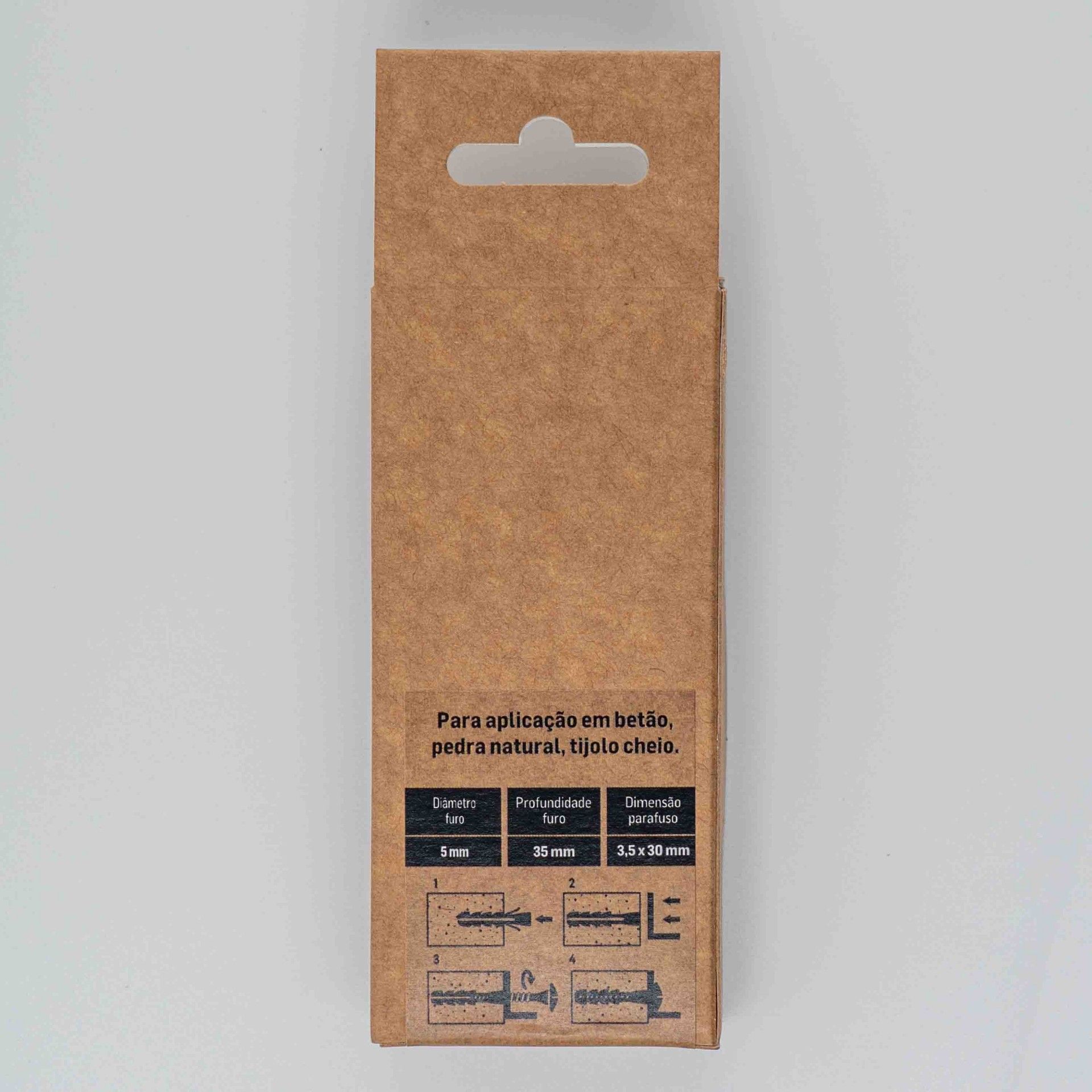 Bucha Nylon C/Bordo M5 C/Pf 3,5x30 Bl15