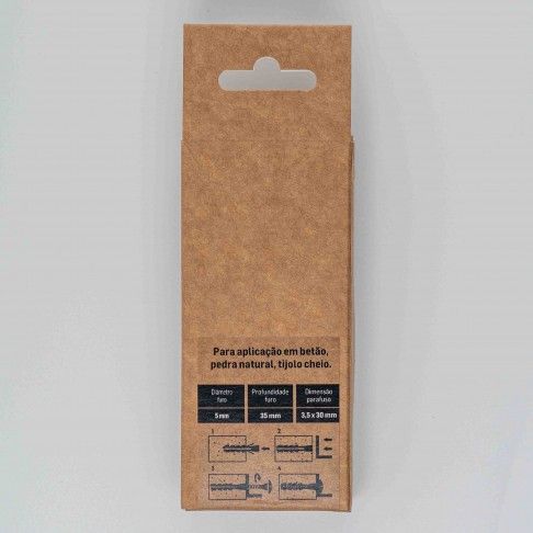 Bucha Nylon C/Bordo M5 C/Pf 3,5x30 Bl15 Bucha Nylon C/Bordo M5 C/Pf 3,5x30 Bl15