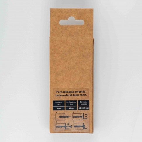 Bucha Nylon C/Bordo M6 B30 Bucha Nylon C/Bordo M6 B30