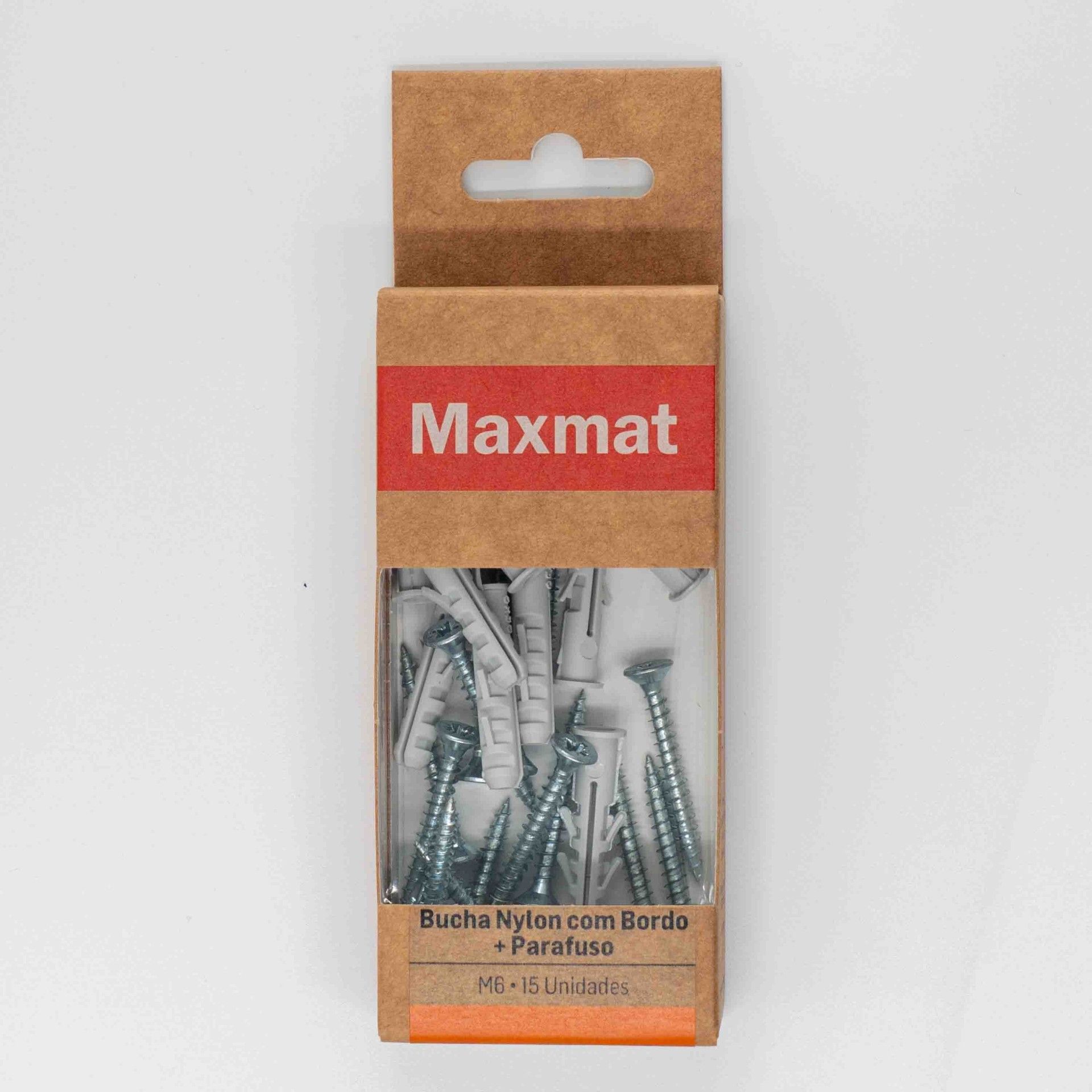 Bucha Nylon C/Bordo M6 C/Pf 4x35 Bl15