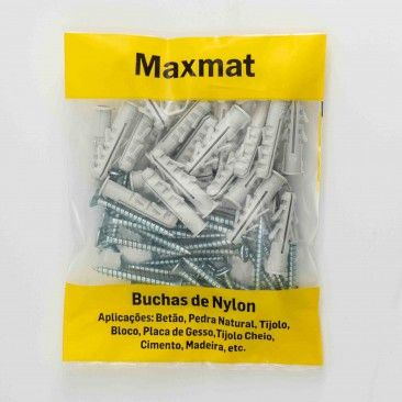 Bucha Nylon C/Bordo M6 C/Pf 4x35 Sc30