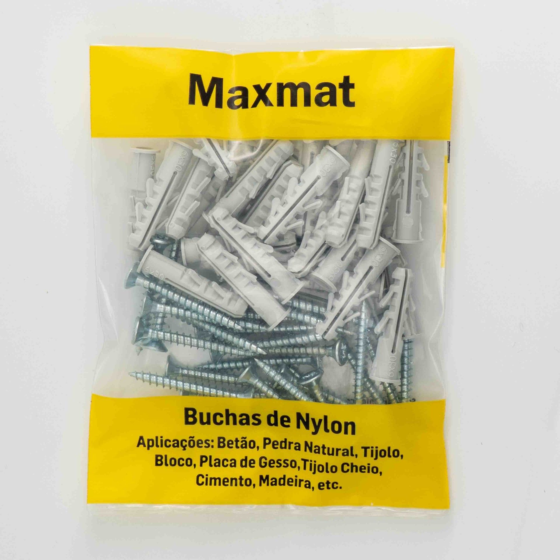 Bucha Nylon C/Bordo M6 C/Pf 4x35 Sc30