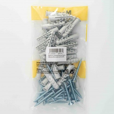 Bucha Nylon C/Bordo M8 C/Pf 5x45 Sc30 Bucha Nylon C/Bordo M8 C/Pf 5x45 Sc30