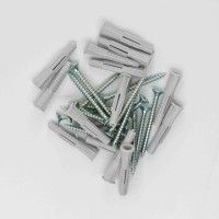 Bucha Nylon Tijolo M6 C/Pf 4x45 Bl15 Bucha Nylon Tijolo M6 C/Pf 4x45 Bl15