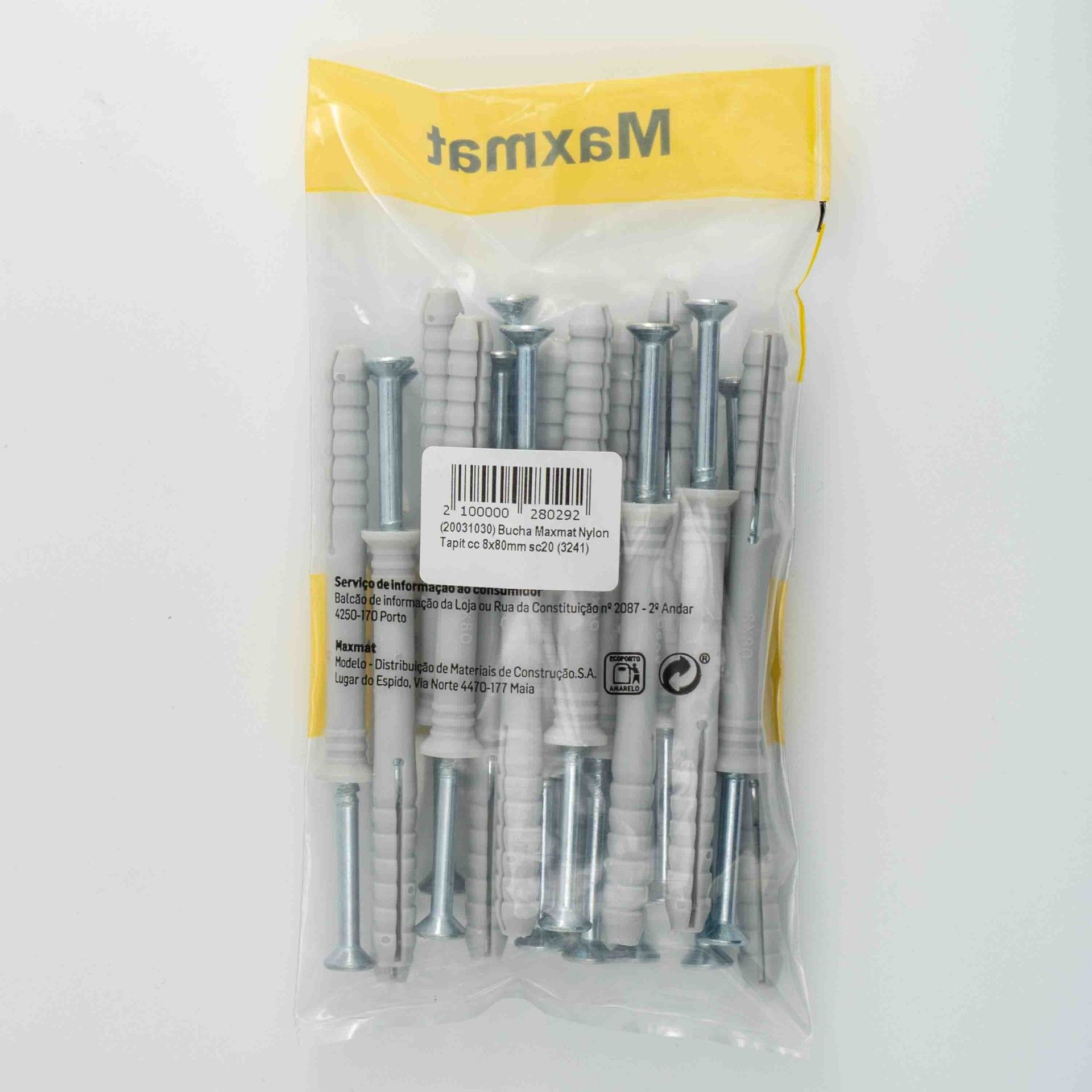 Bucha Nylon Tapit CC M8x80 Sc20
