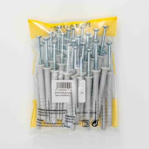 Bucha Nylon Tapit CC M6x60 Sc30 Bucha Nylon Tapit CC M6x60 Sc30