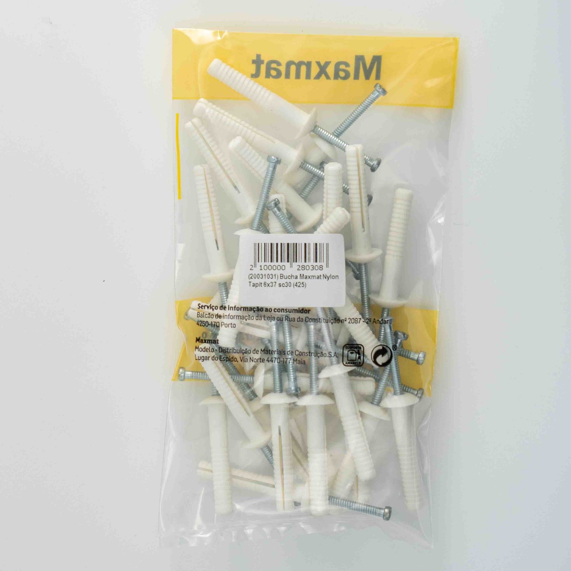 Bucha Nylon Tapit Teto Falso M6x37 Sc30