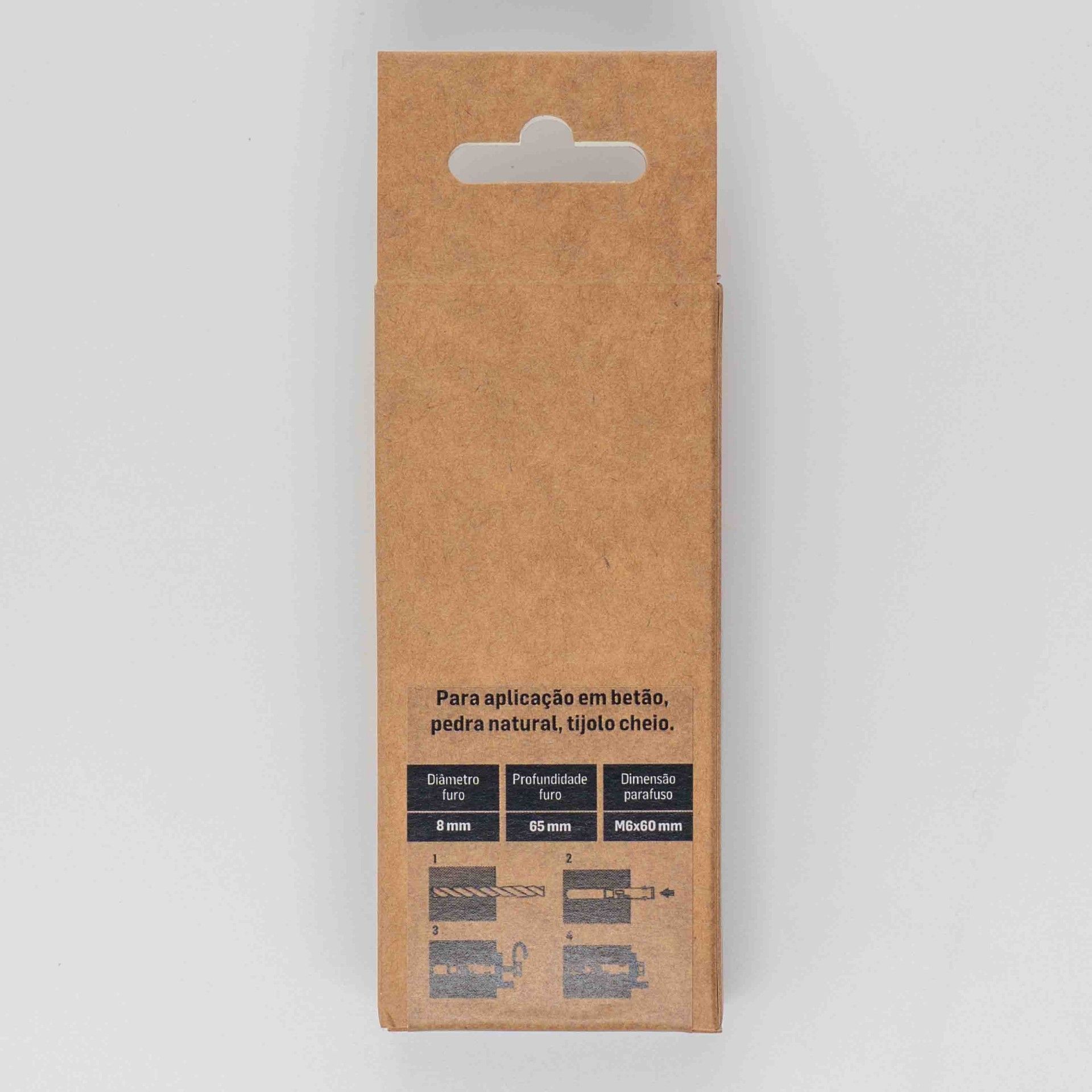 Bucha Aço CH M6x60 C/Pf Bl4