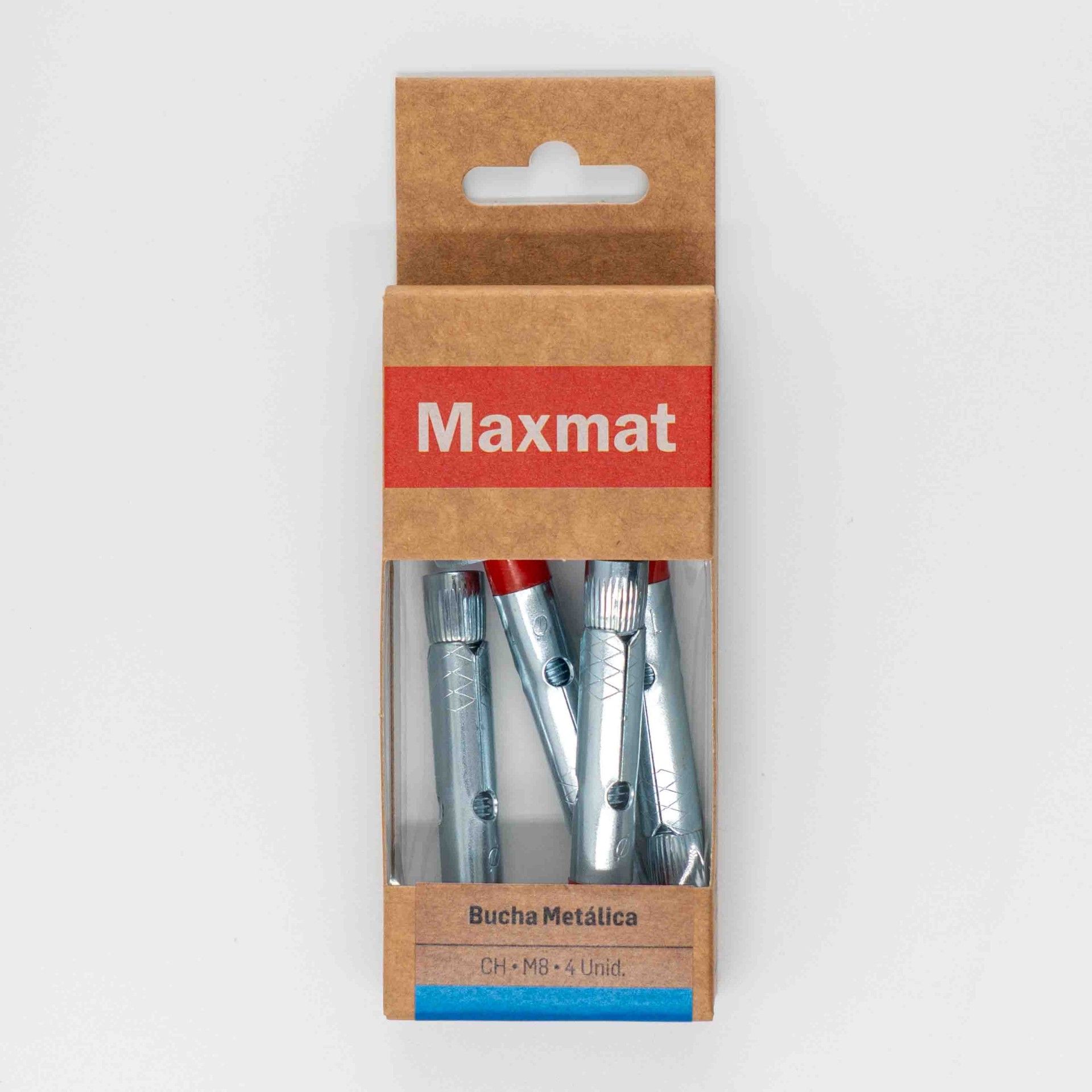 Bucha Aço CH M8x60 C/Pf Bl4