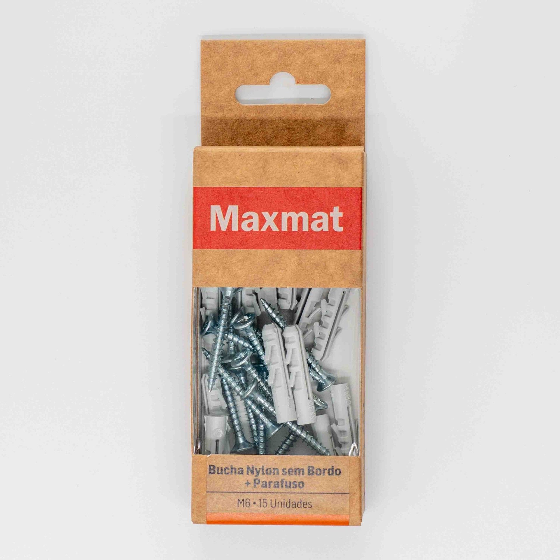 BUCHA NYLON COM PARAFUSO