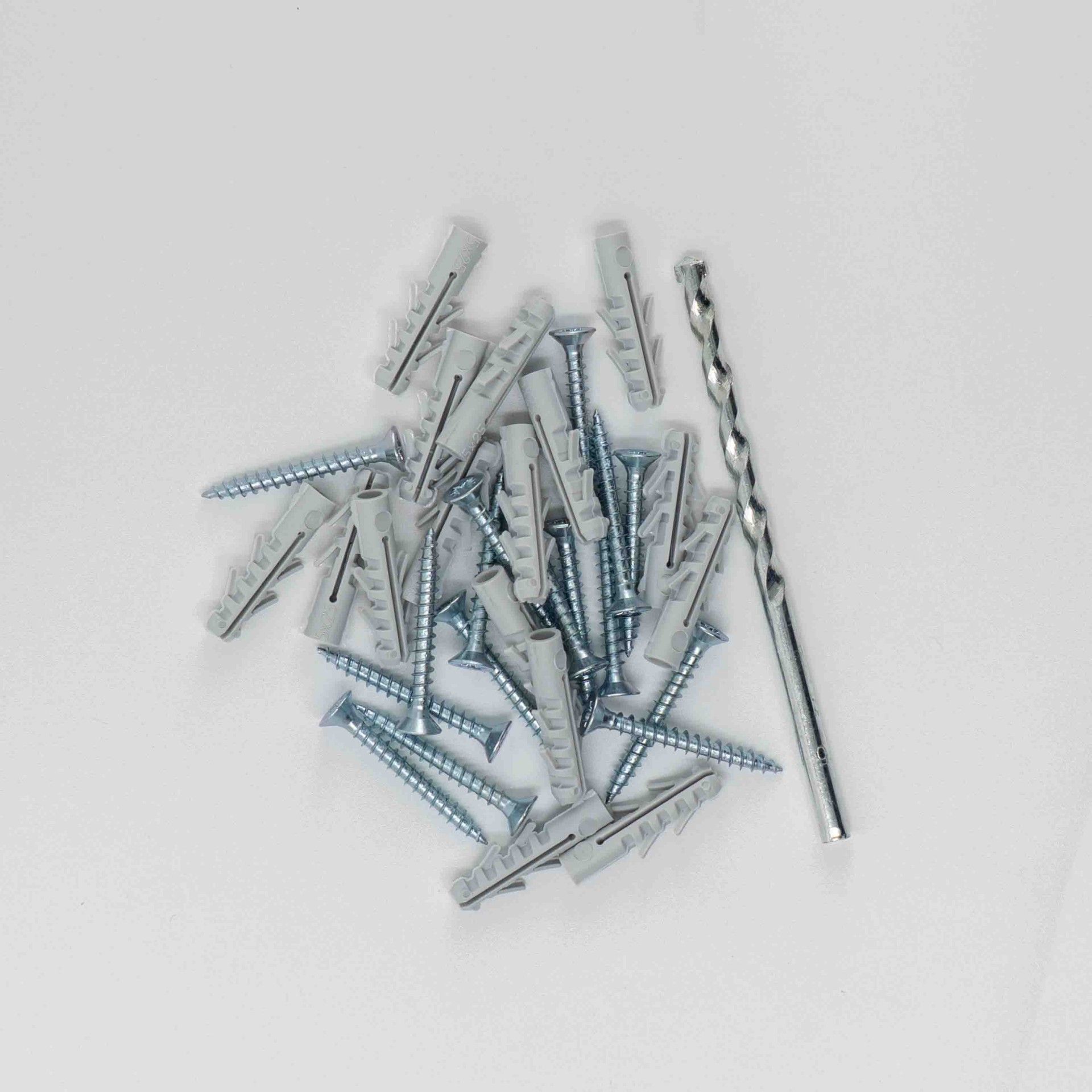 Bucha Nylon 5mm com Parafuso + Broca