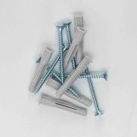 BUCHA NYLON TIJOLO COM PARAFUSO BUCHA NYLON TIJOLO COM PARAFUSO