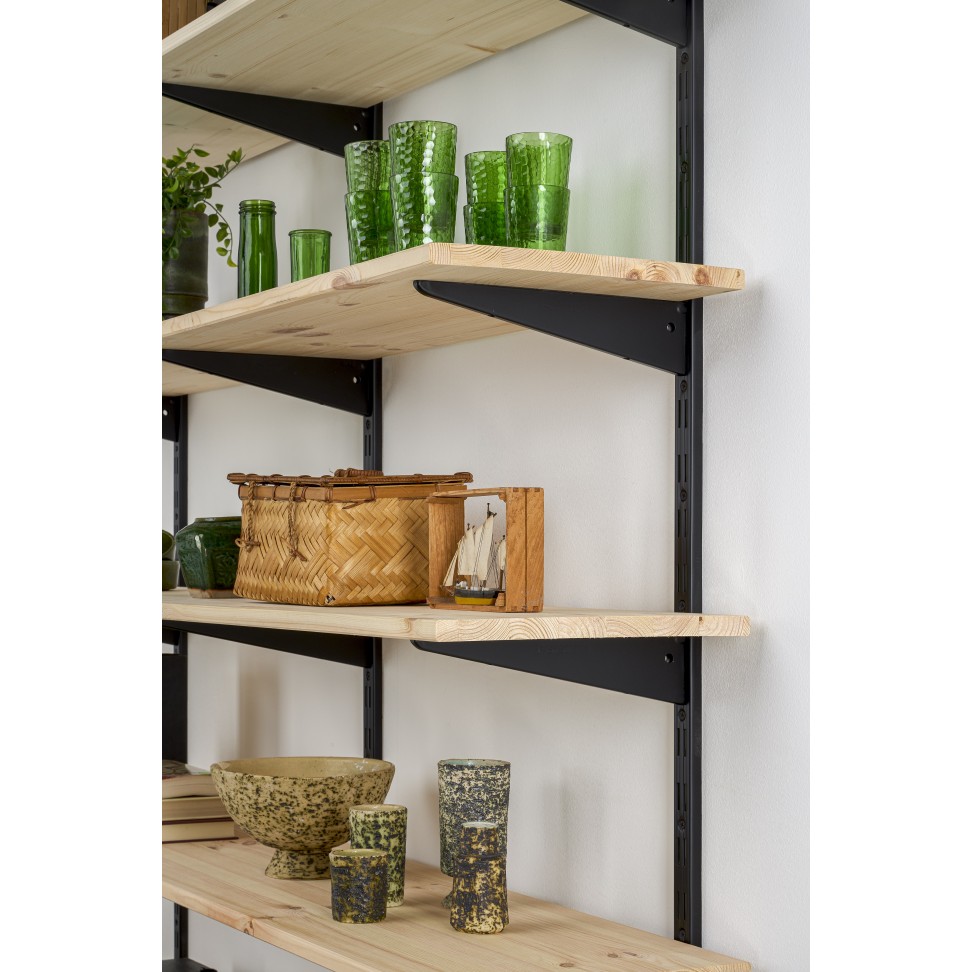 Suporte Duplo Preto 27cm