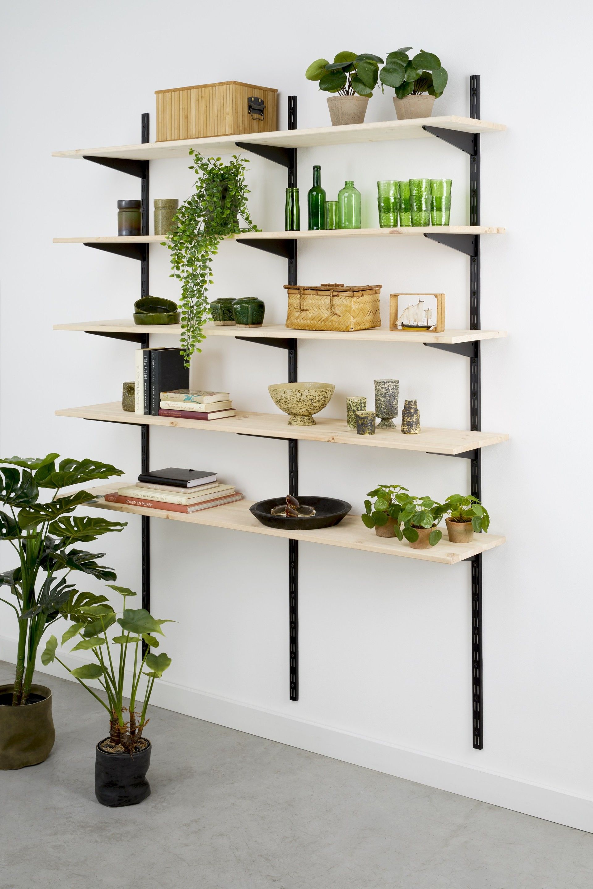 Suporte Duplo Preto 27cm