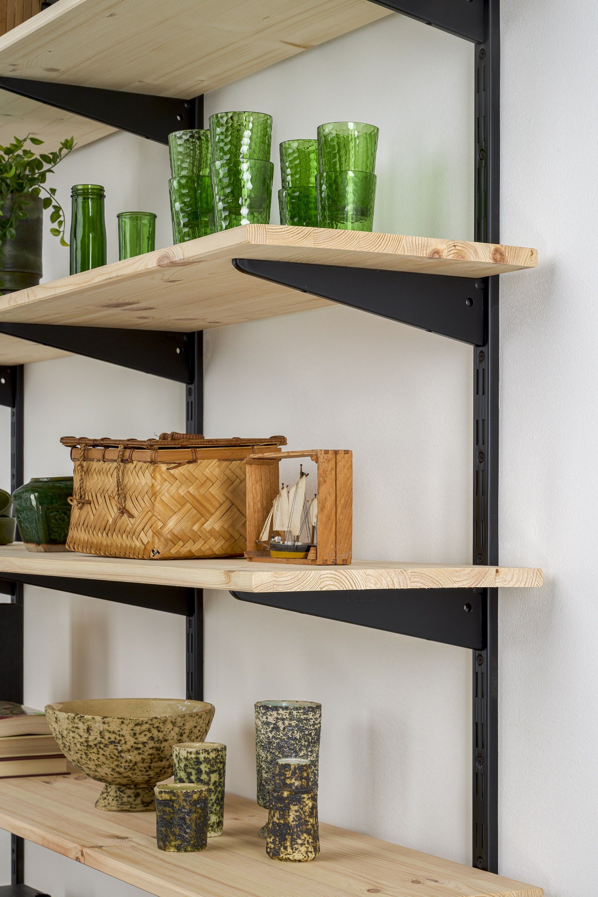 Suporte Duplo Preto 27cm