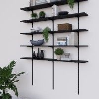 Suporte Simples Preto 20cm Suporte Simples Preto 20cm