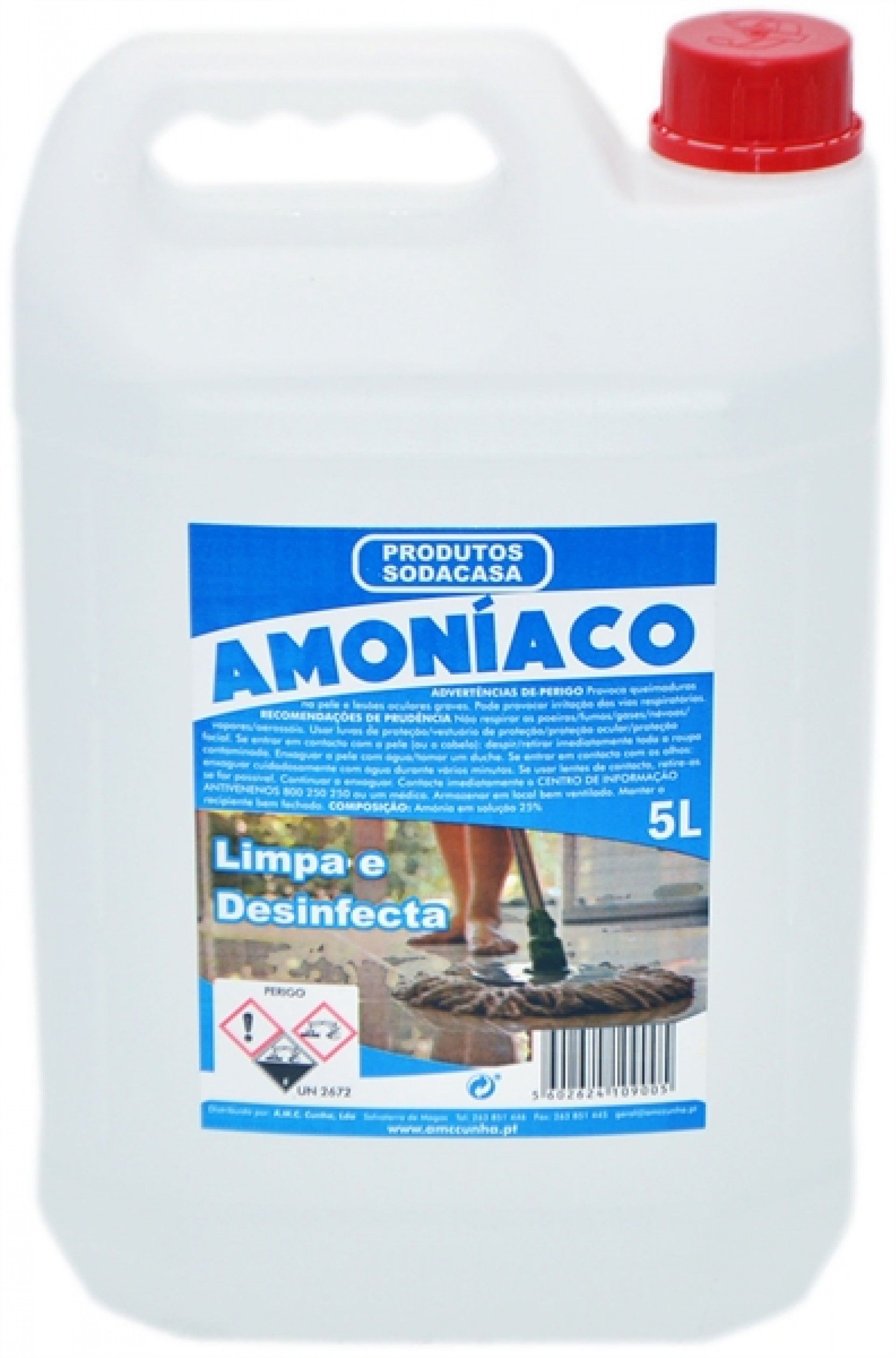 Amoníaco Garrafão 5l