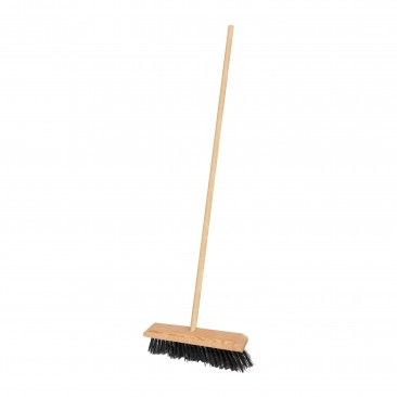 Vassouro Pvc Curvo Para Jardim 35cm