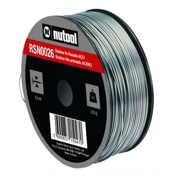 Bobine Fio Fluxado 0,6mm Ao 450g