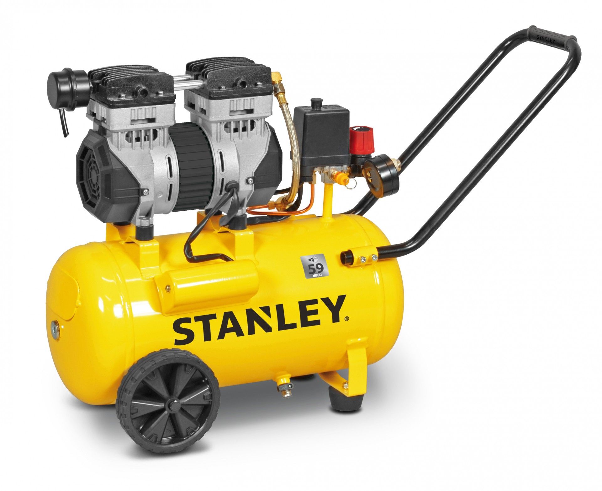 Compressor Sil 24L S/Óleo 1,3hp Stanley