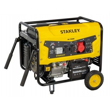 GERADOR GASOLINA 7500W 18HP 25L STANLEY