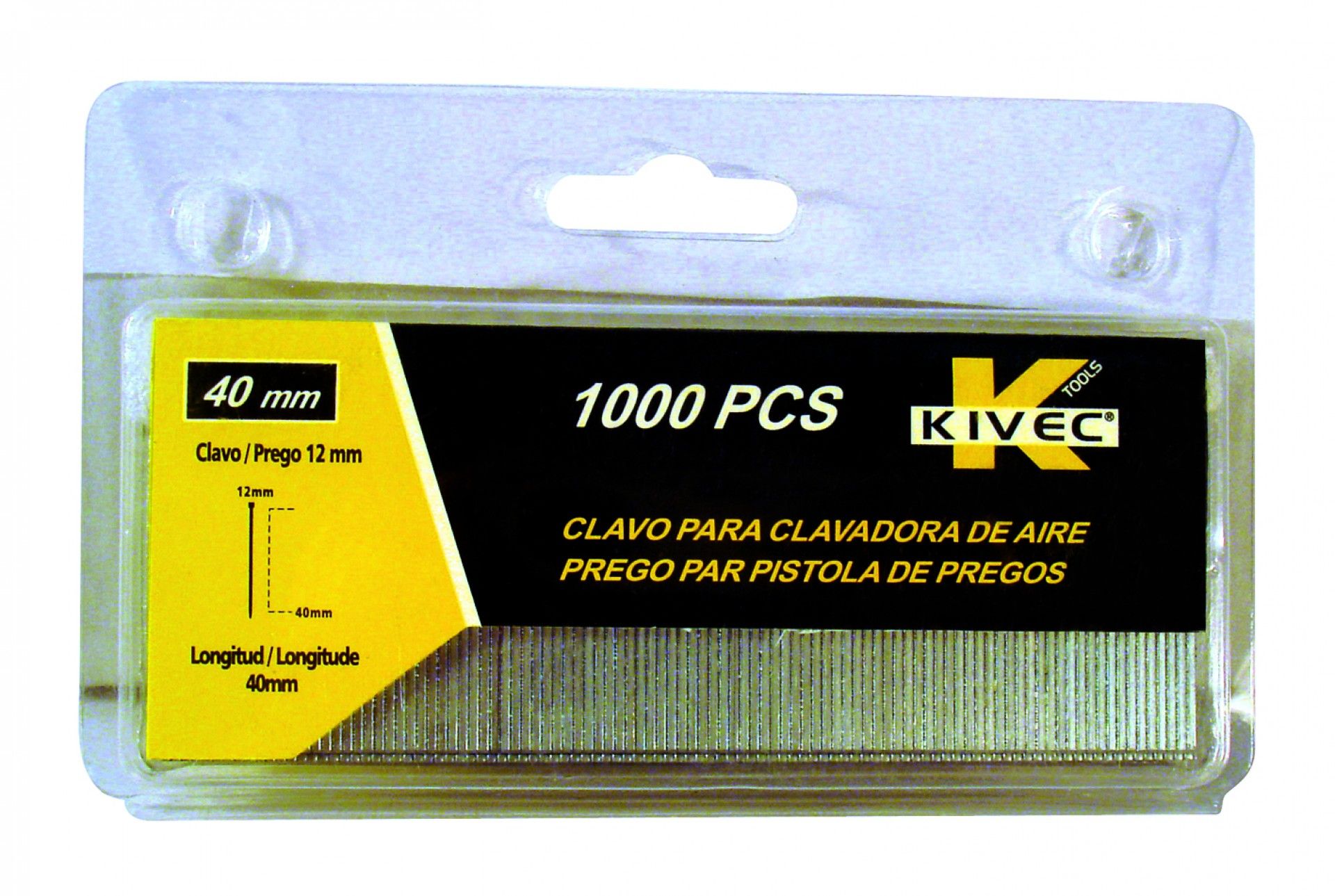 Caixa De 1000 Pregos 40mm Kivec