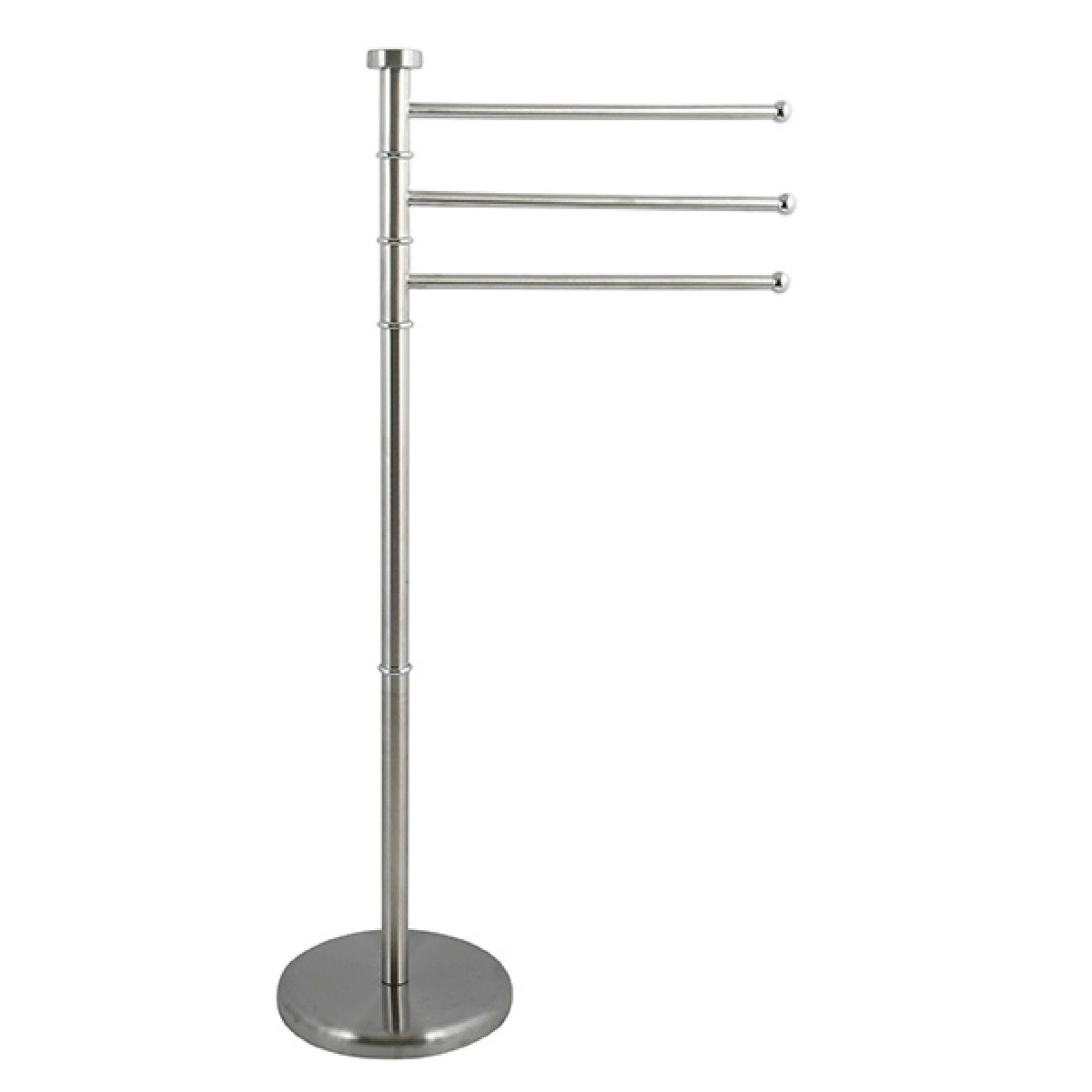 TOALHEIRO DE PÉ 3 BRACOS CROMADO