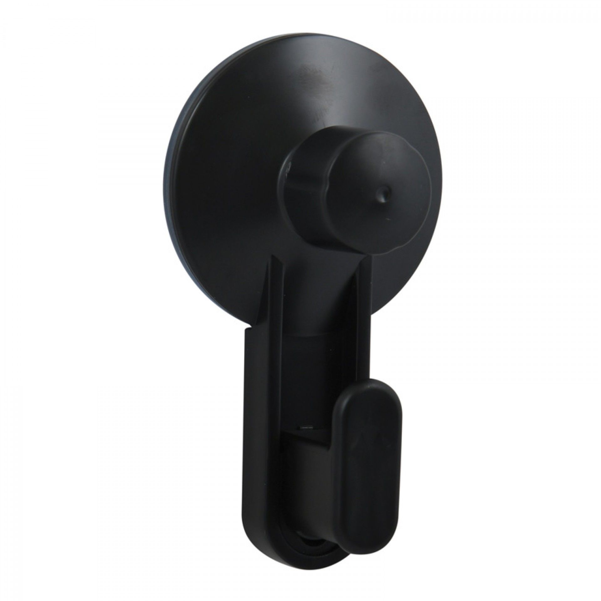 Cabide C/Ventosa Preto Mate